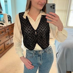 Vintage 80s button down